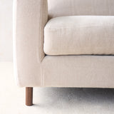 Ponte Fabric Sofa | Espresso Oak - Dunes (230cm)