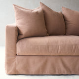 Sloopy Fabric Sofa | 3 Seater - Calfskin (230cm)