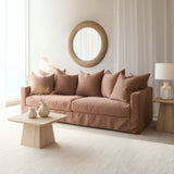 Sloopy Fabric Sofa | 3 Seater - Calfskin (230cm)