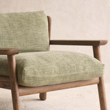 Wren Armchair | Latte Oak with Brown Leather Harness - Glen