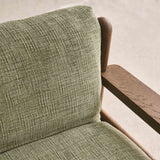Wren Armchair | Latte Oak with Brown Leather Harness - Glen