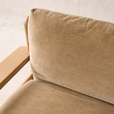 Wren Armchair | Oak with Brown Leather Harness - Canopy