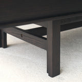 Yorke Plain TV Console | Travertine - Bison Oak