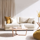 Lucy Fabric Sofa | Cream