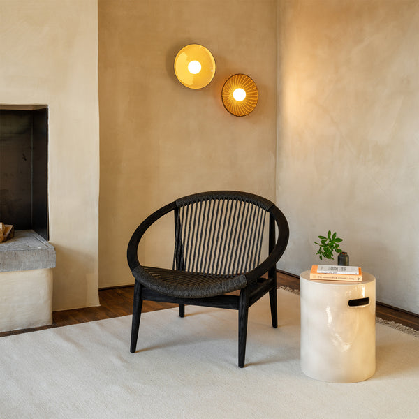 Frida Outdoor Lounge Chair | Black