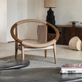 Norma Lounge Chair | Dark Oak (91cm)