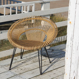 Roy Outdoor Lazy Chair | Camel (82cm)