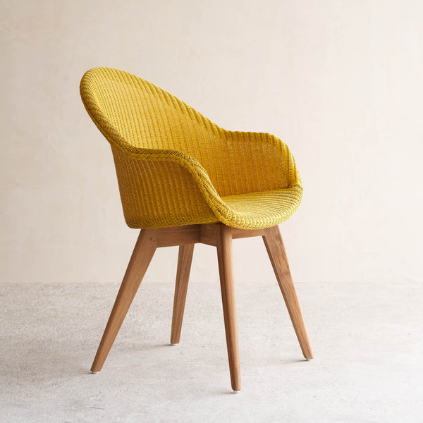 Vincent Sheppard Teak Avril Dining Chair in Yellow from Originals Furniture Singapore