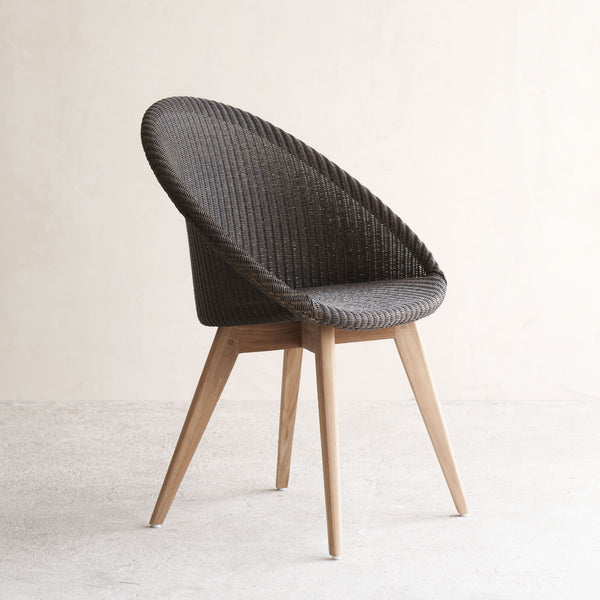 Vincent Sheppard Teak Jack Dining Chair in Dark Grey Wash from Originals Furniture Singapore