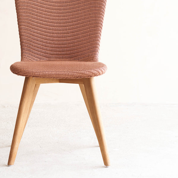 Vincent Sheppard Lily Dining Chair in Dusty Coral Pink Red from Originals Furniture Singapore