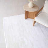 Oasis Lux Handknotted Rug | White