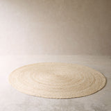 Sumak Jute Rug | Round - Sand