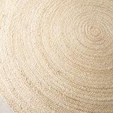 Sumak Jute Rug | Round - Sand
