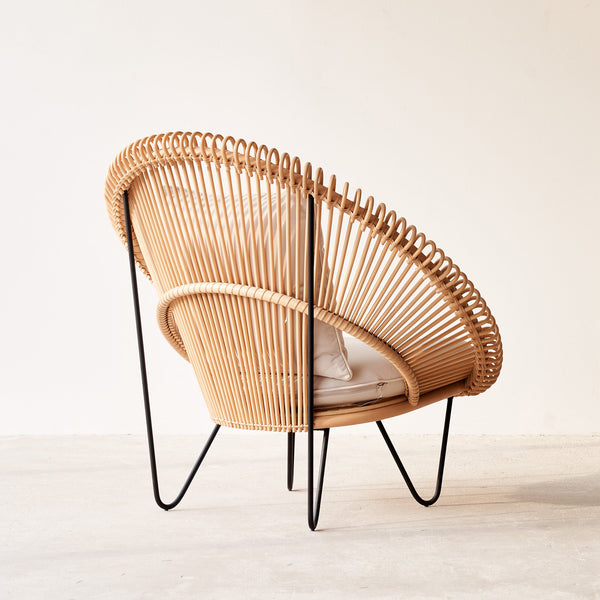 Vincent Sheppard Natural Cruz Cocoon Chair from Originals Furniture