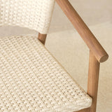Aiko Outdoor Sofa | White Shell Frame with Sand Cushions