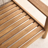 Capri Outdoor Sofa | 3 Seater - Graige with Snow Cushion