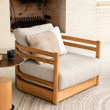 Finn Outdoor Cushion | Almond (40 x 60cm)
