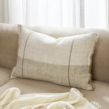 Oliver Lumbar Cushion | Sand (40 x 60cm)