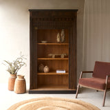 Vintage Tall Bookshelf | Dark Stained - Originals Furniture