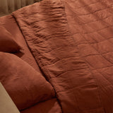 Linen Quilted Bedcover | Sienna