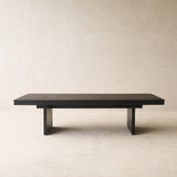 Grooves Coffee Table | Teak (135cm) - Originals Furniture