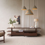 Kabuki TV Console | Teak - Brown (200cm)