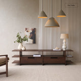 Kabuki TV Console | Teak - Brown (200cm)