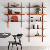 PI Wall Shelves | Mahogany