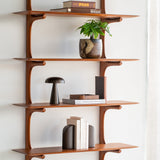 PI Wall Shelves | Mahogany