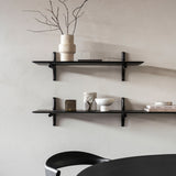 PI Wall Shelves | Mahogany - Dark Brown