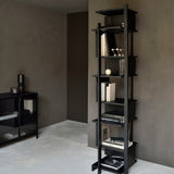 Abstract Column | Teak - Black (203cm)