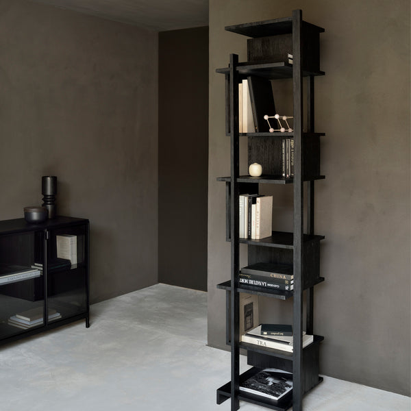 Abstract Column | Teak - Black (203cm)