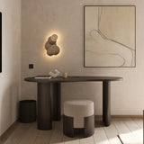 Boomerang Desk | Mahogany - Dark Brown