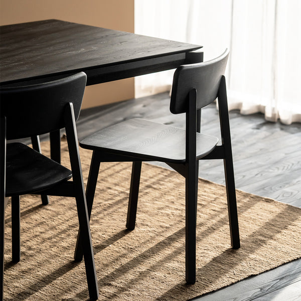 Casale Dining Chair | Oak - Black