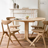 Corto Round Dining Table | Oak (120cm)