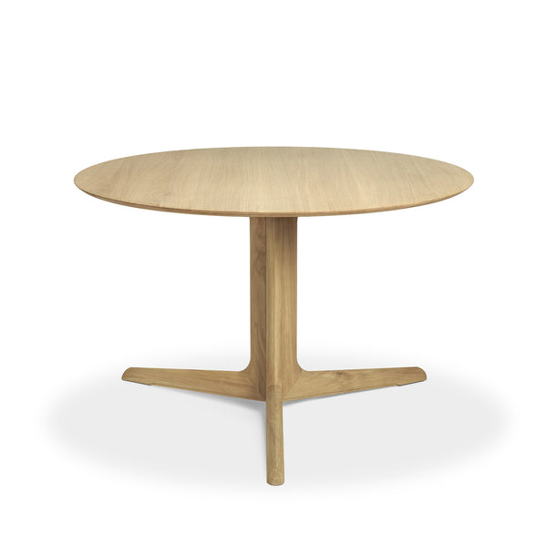 Corto Round Dining Table | Oak (120cm)