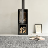 Dots Kilim Rug | Black