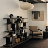 Geometric Rack | Teak Dark Stain