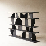 Geometric Rack | Teak Dark Stain