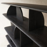 Geometric Rack | Teak Dark Stain