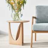 Geometric Side Table | Oak - Natural - Originals Furniture