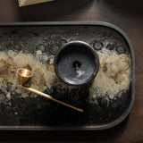 Glass Valet Tray | Organic - Black