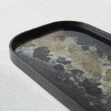 Glass Valet Tray | Organic - Black