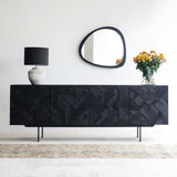 Ethnicraft Graphic Sideboard Teak Black