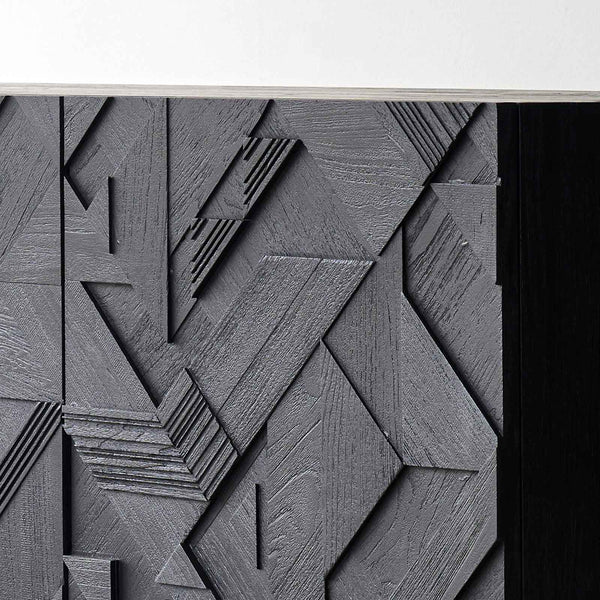 Ethnicraft Graphic Sideboard Teak Black | Originals Furniture Singapore