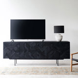 Ethnicraft Graphic Sideboard Teak Black | Originals Furniture Singapore