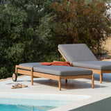 Outdoor Jack Adjustable Lounger | Teak - Mocha