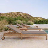 Outdoor Jack Adjustable Lounger | Teak - Mocha