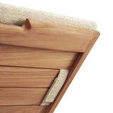 Outdoor Jack Adjustable Lounger | Teak - Natural