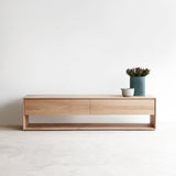 Nordic Oak TV Console from Ethnicraft. 180cm. Available at $2770.